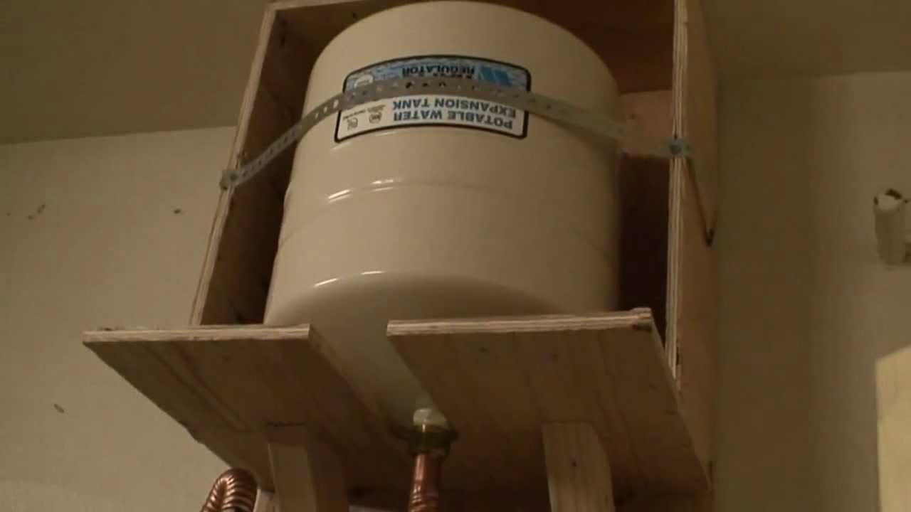 Install expansion tank hot water heater video